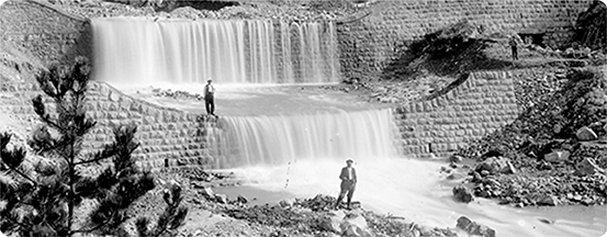 Torrent de Vachères - seuil n°2 et barrage n°5 - 1913